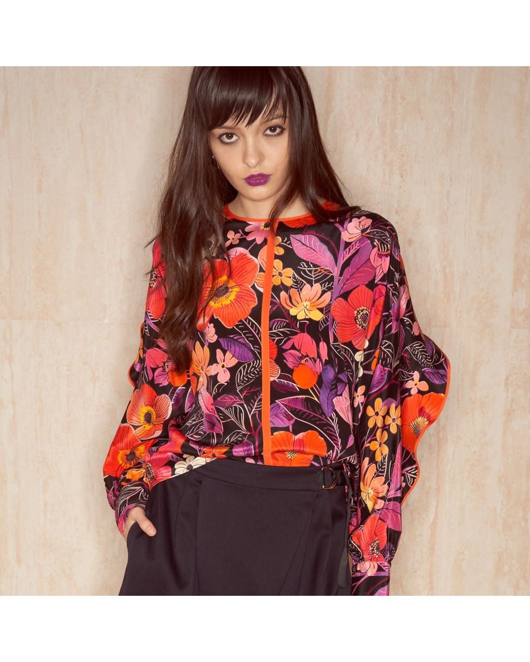 Emma Wallace Red Sway Top