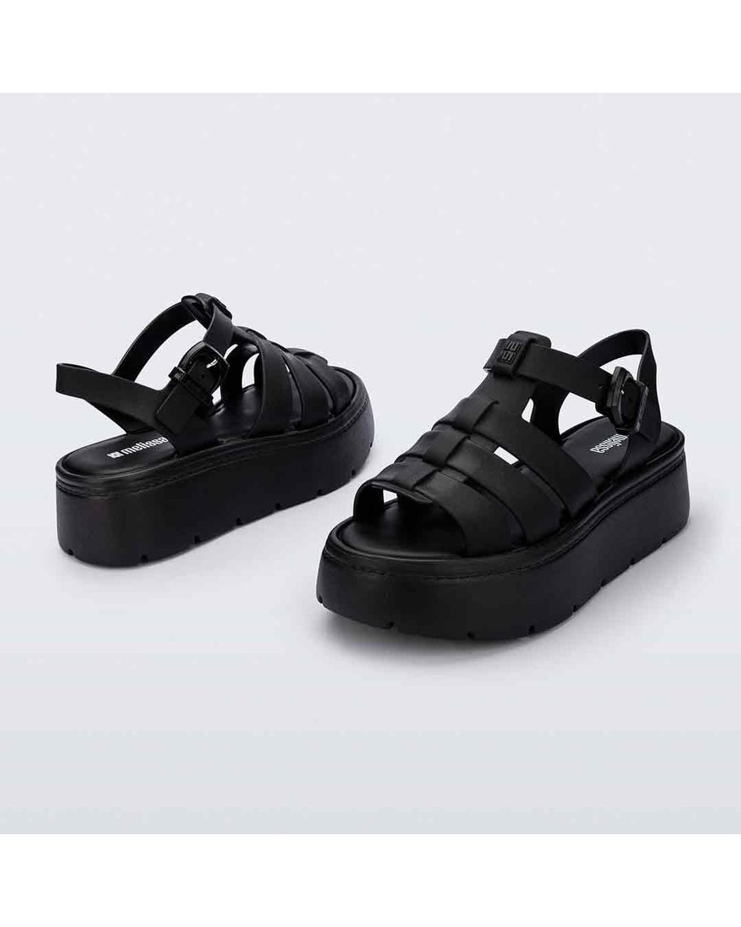 Melissa Black Up Platform Sandal