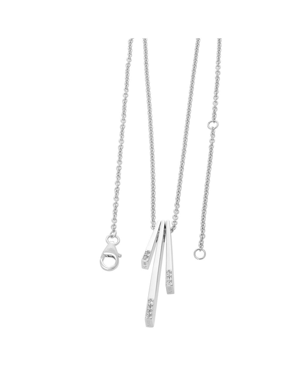 Lucy Quartermaine White Solid Sterling Melody Key Pendant
