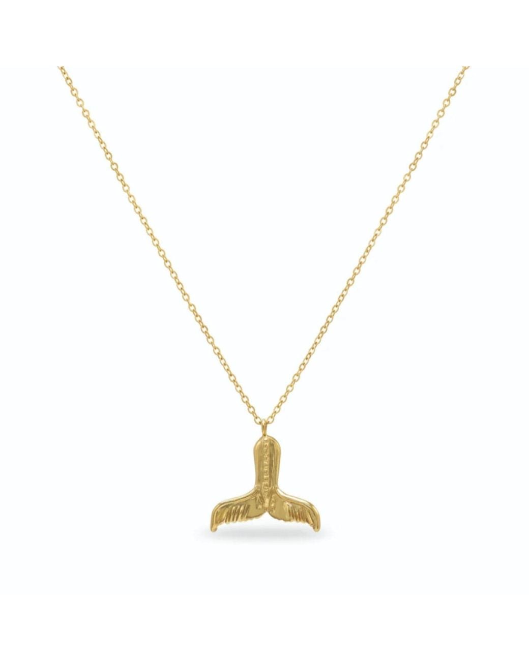 Sophie Simone Designs Metallic Whale Tail Necklace