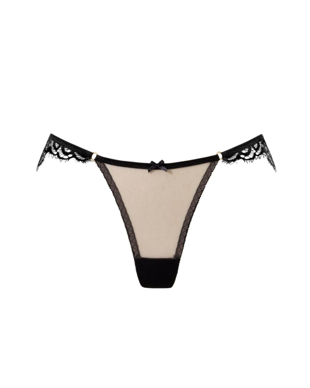 Perilla Lingerie Black Last Chance Thongs