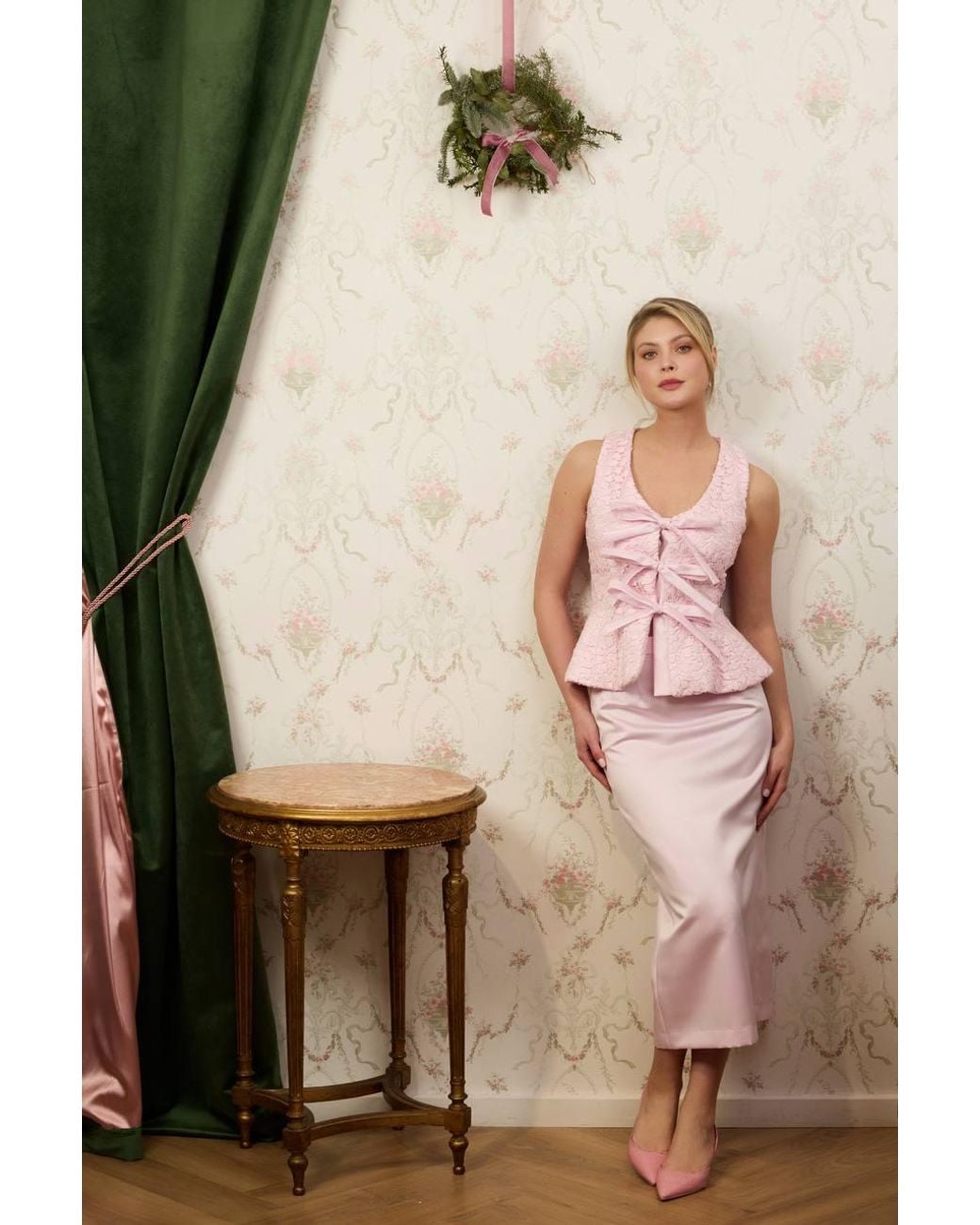 Georgette Pink The Satin Dream Skirt