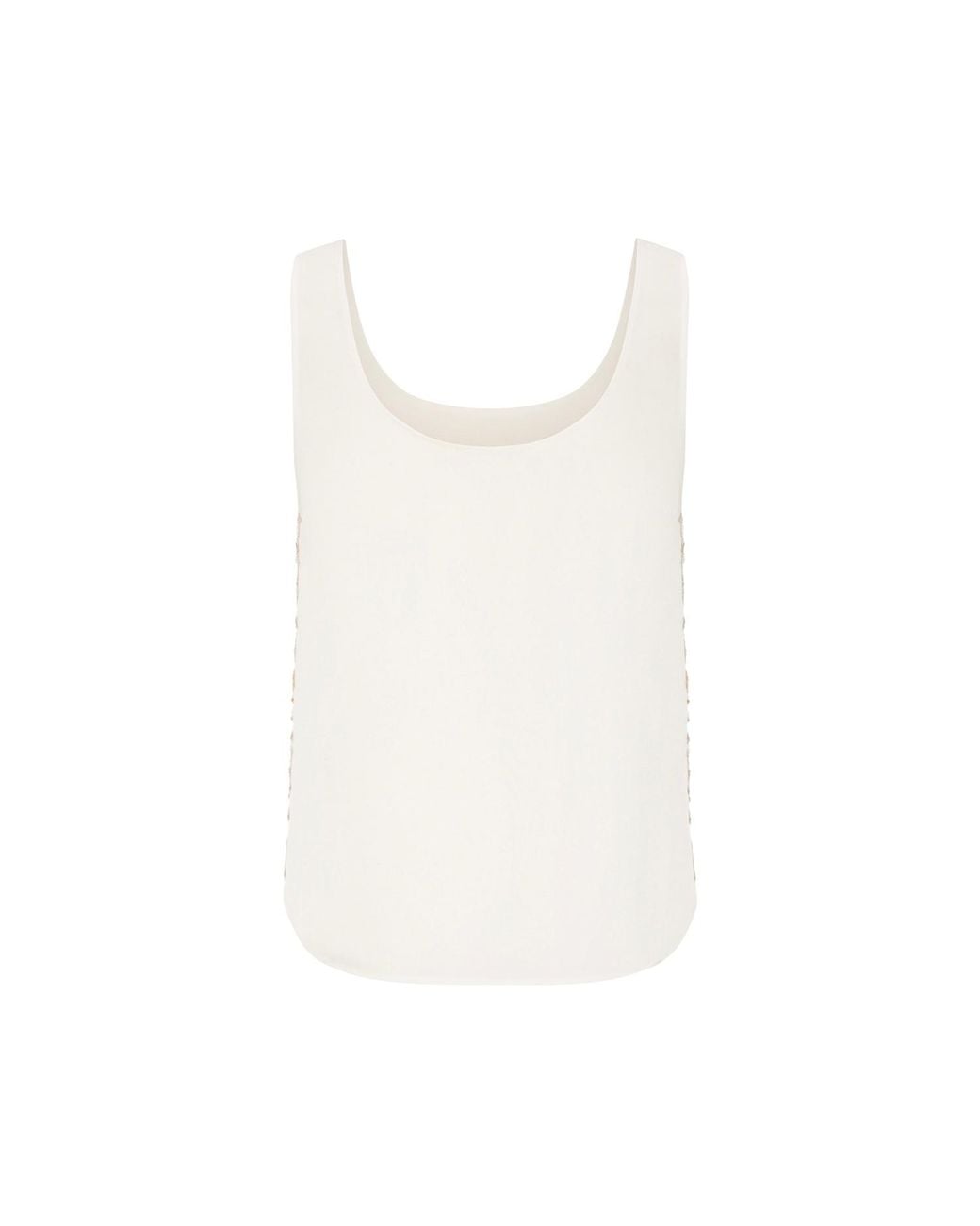 Emma Wallace White Clay Top -Off