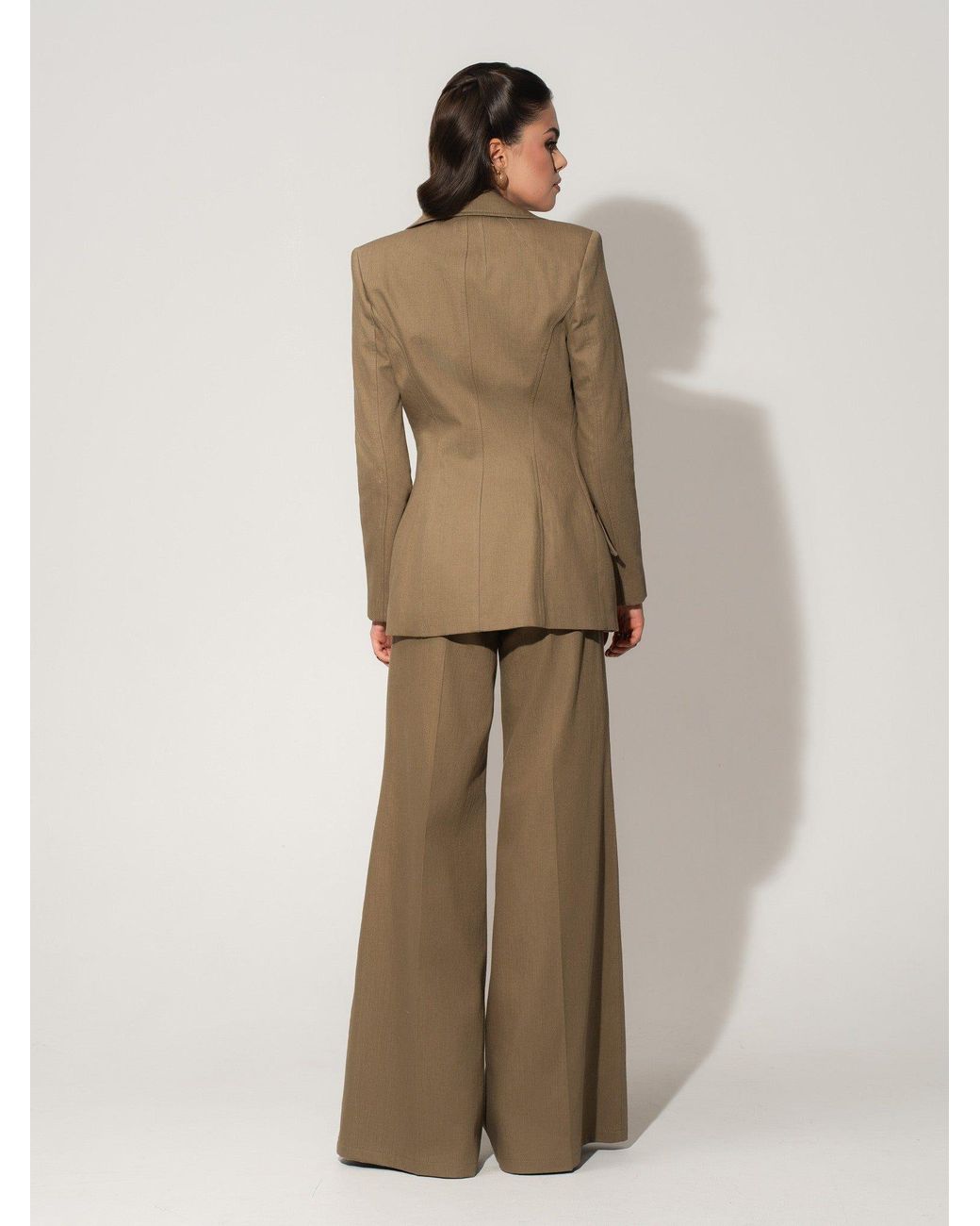 Tia Dorraine Green Single-Breasted Blazer