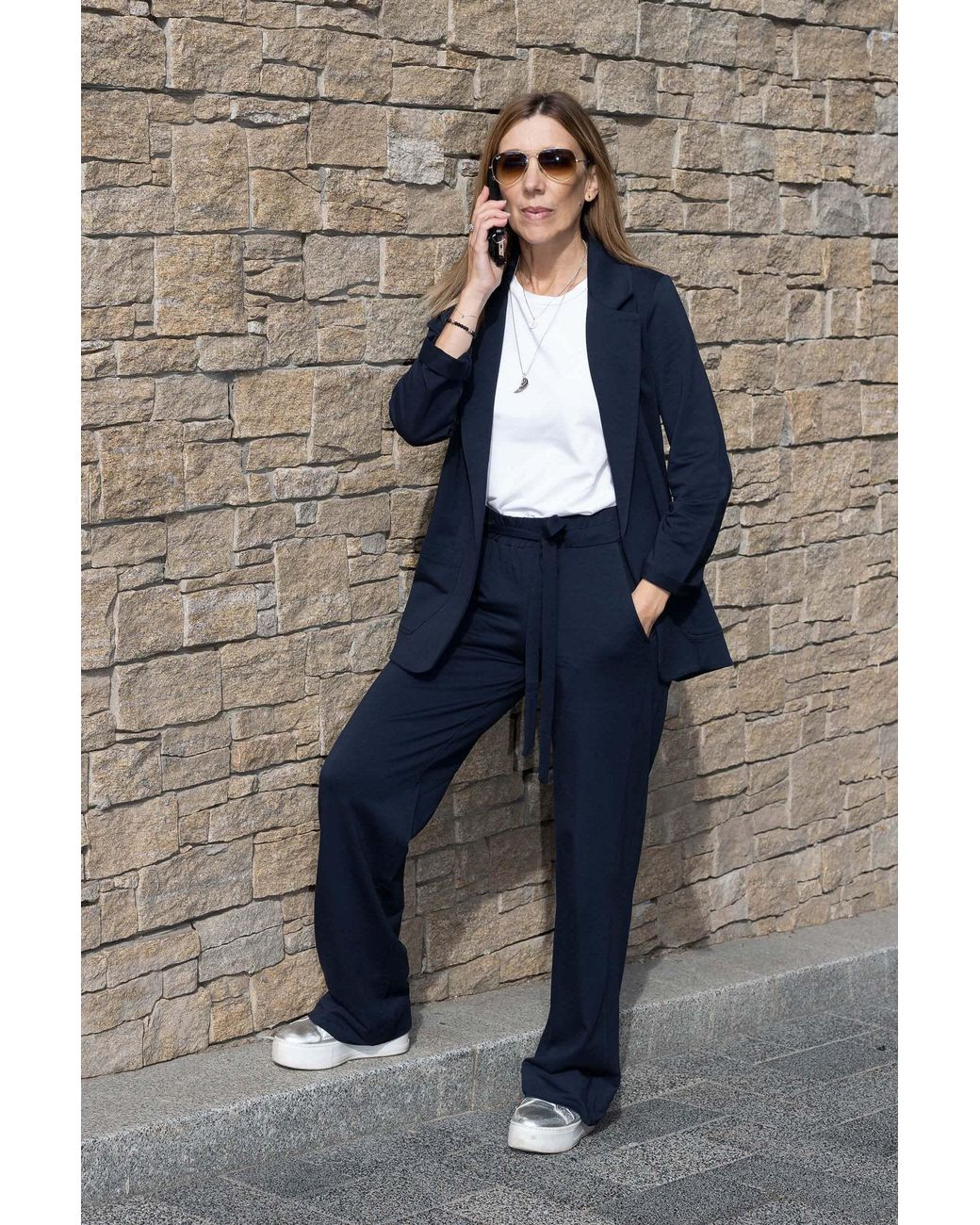 Weartwo London Blue Circe Soft Blazer