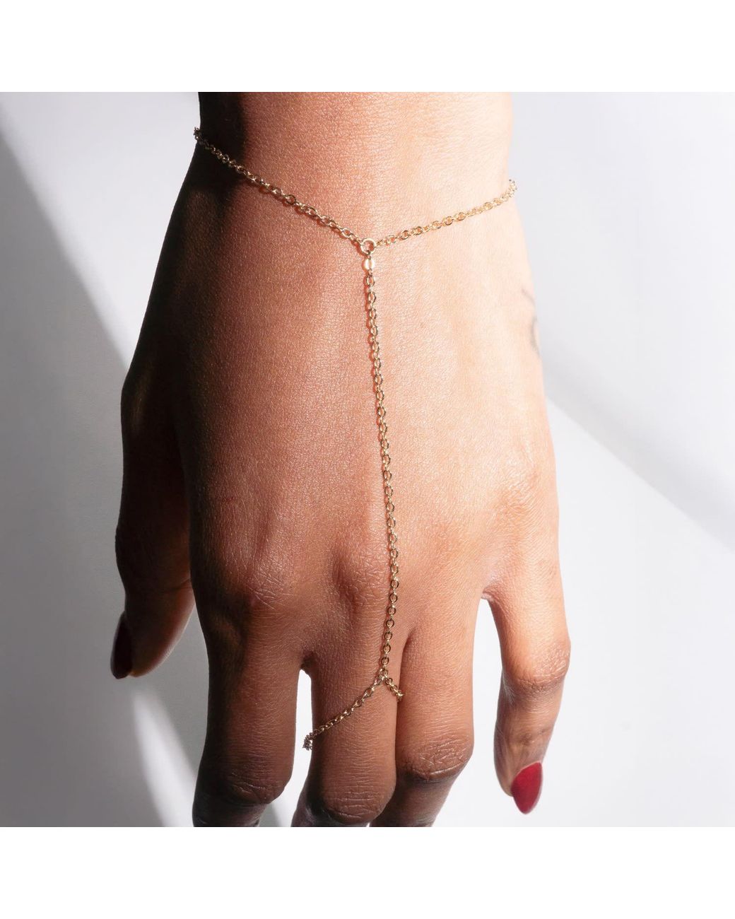 Studio Baloge Metallic Kyma Hand Chain