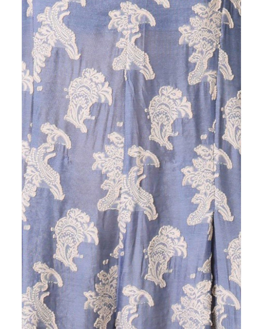 Traffic People Blue Wisdom & Pearls And Embroidered Ithaca Jumpsuit