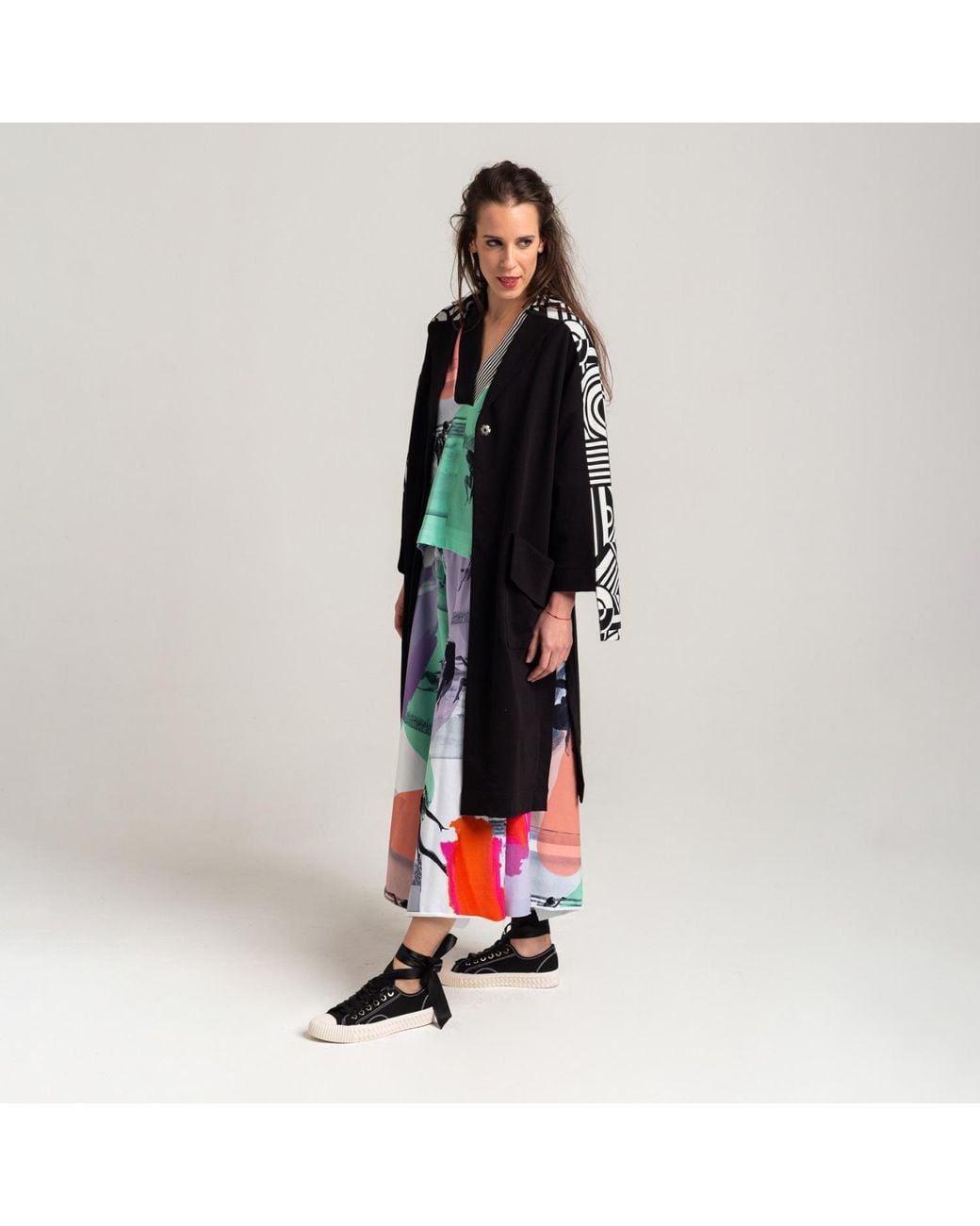 ARTISTA Black Code Coat