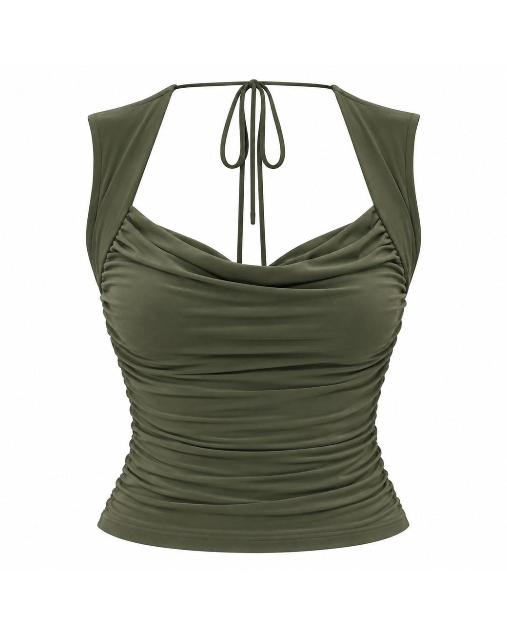 Monice London Green Anise Backless & Bra Friendly Top