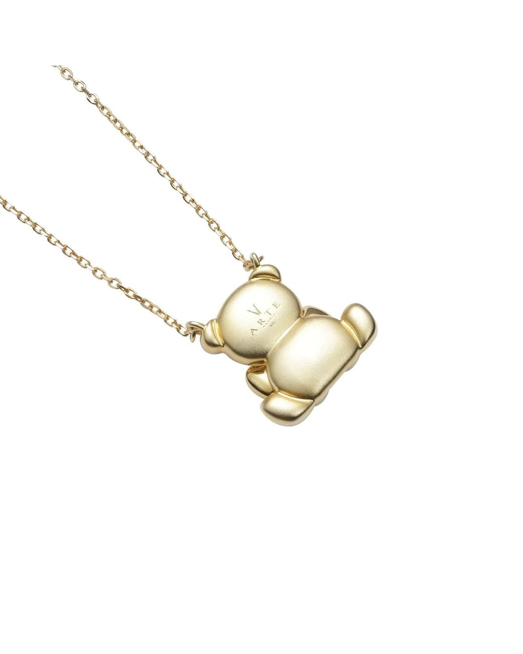 Arte Madrid White Circus Bear Necklace