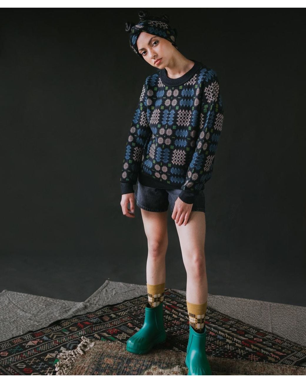 Mabli Blue Carthen Jumper