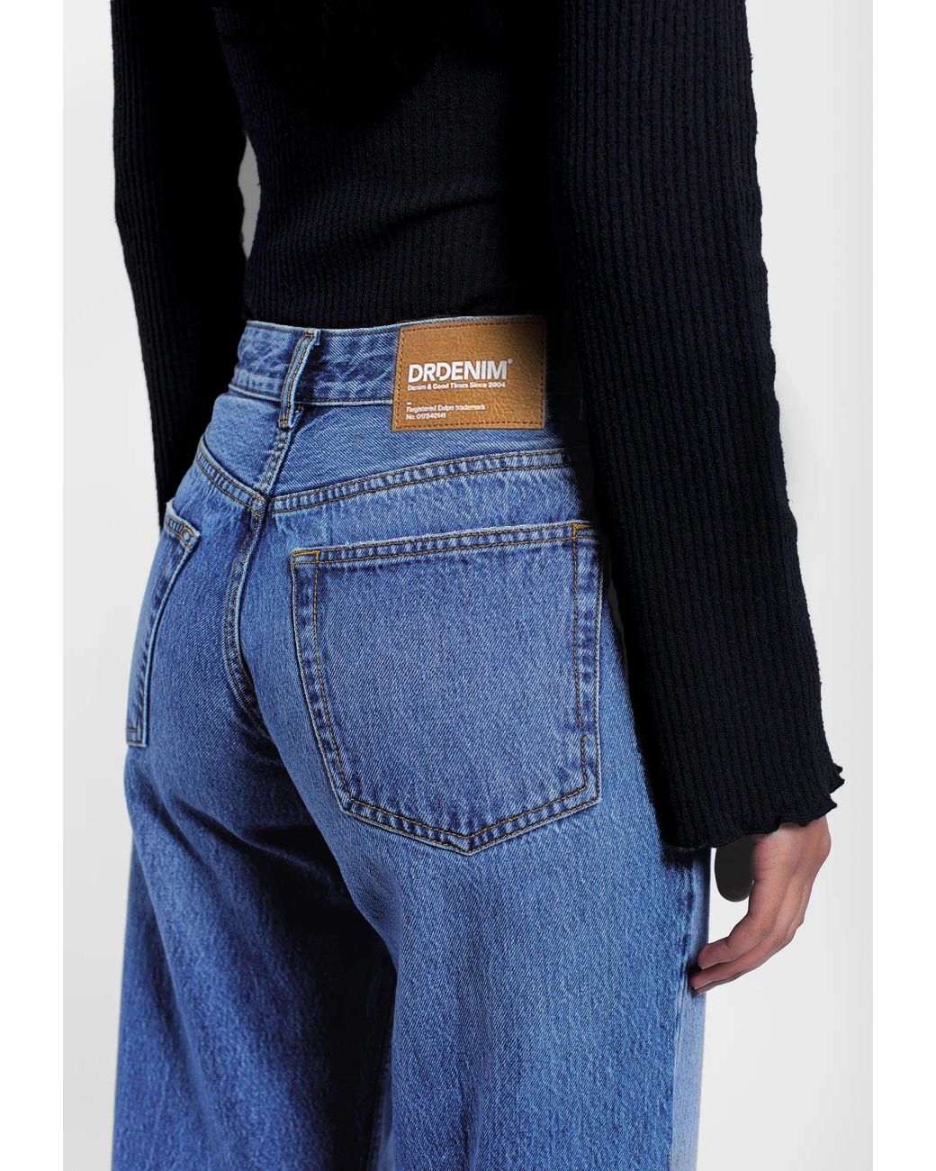 Dr. Denim Blue Rhue Low Wide