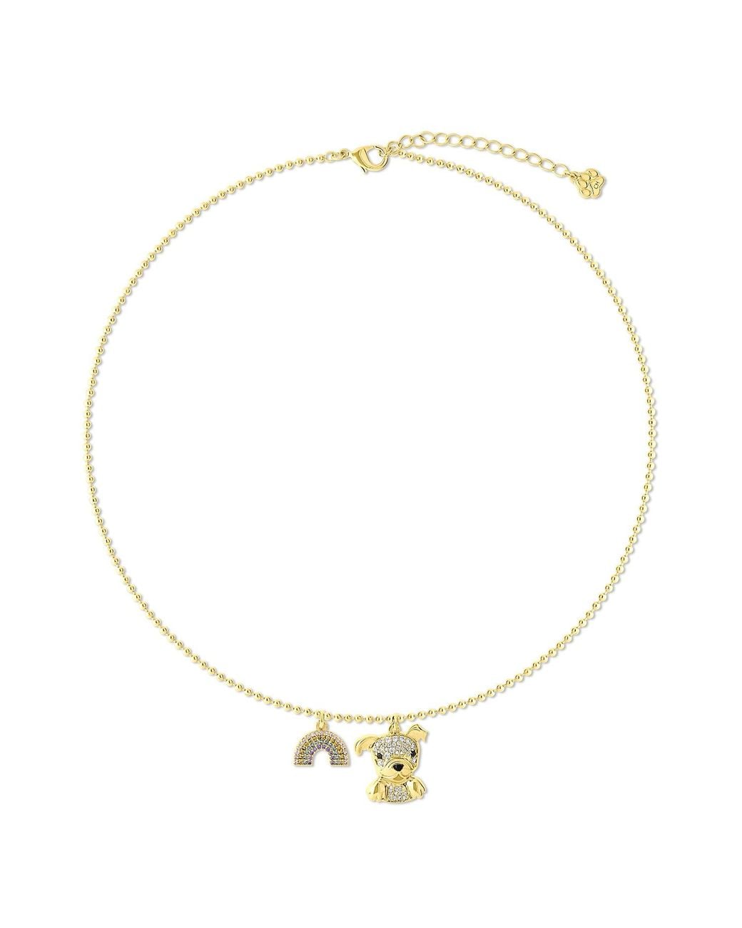 Cloud Haven Metallic Sweet Pittie Pendant Necklace