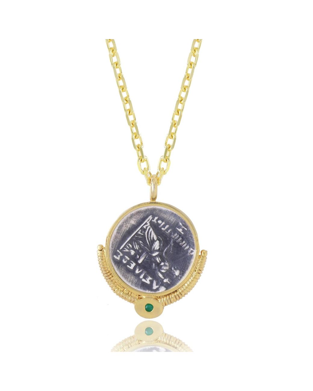 Ece London Blue The Alexander Coin Pendant Ii