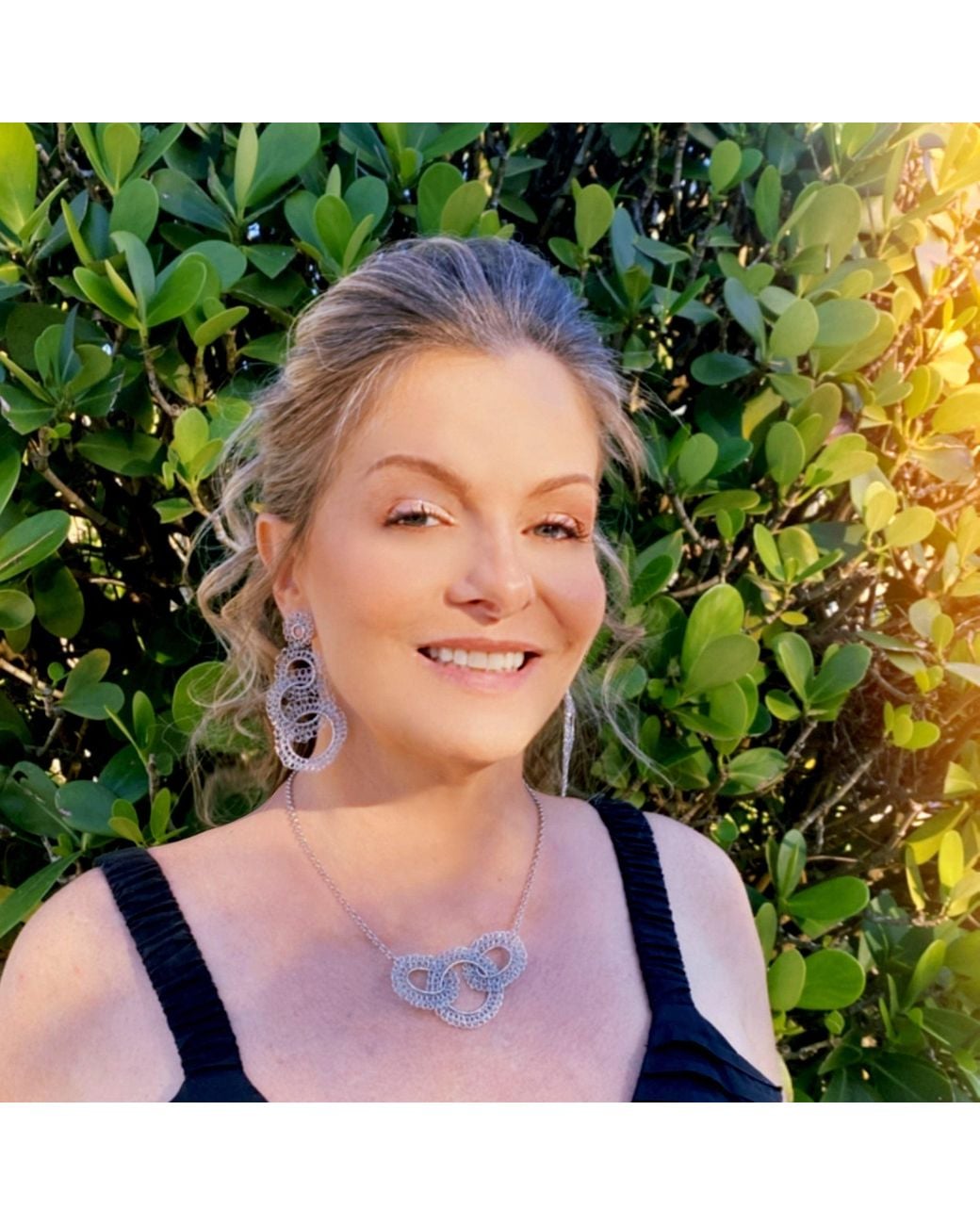 Lavish by Tricia Milaneze Metallic All Artemis Trio Handmade Crochet Earrings