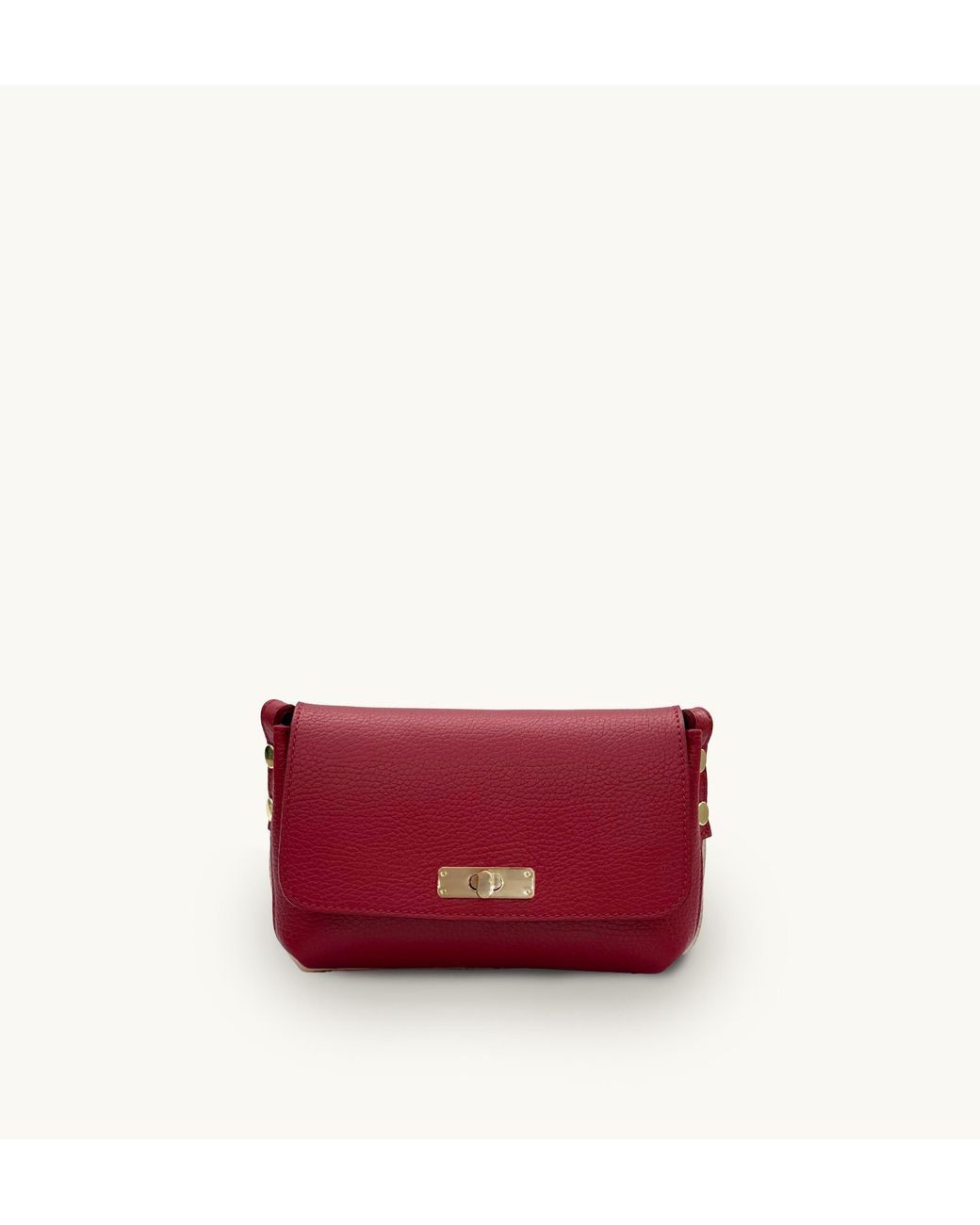 Apatchy London Red The Maisie Mini Leather Bag