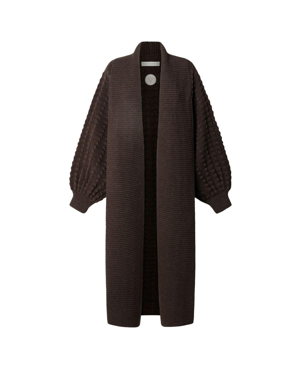 The Extreme Collection Black Long Knit Cardigan Dominic