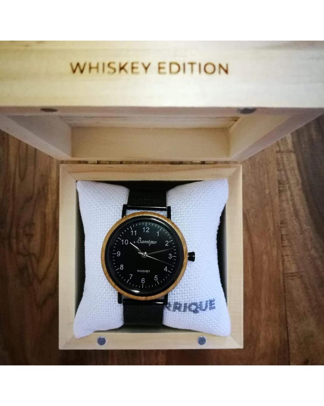 Waidzeit Black Whisky Mesh for men