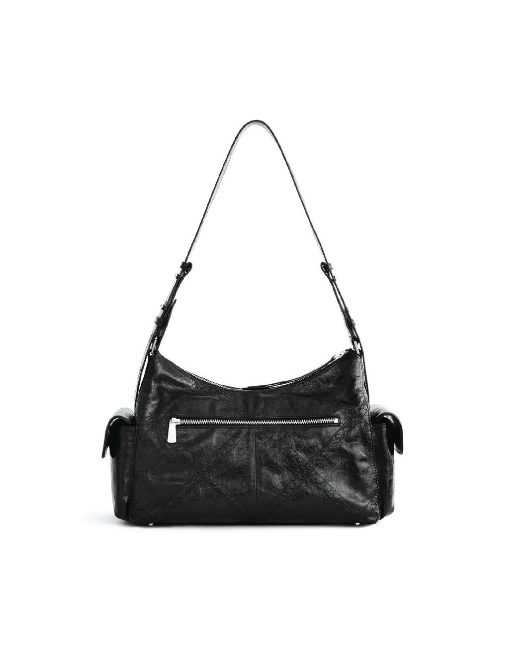 Orange Cube Black Metropolitan City Bag