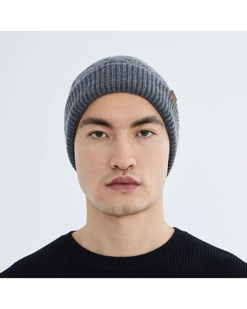 Norbron Gray Kordec Dark Beanie for men
