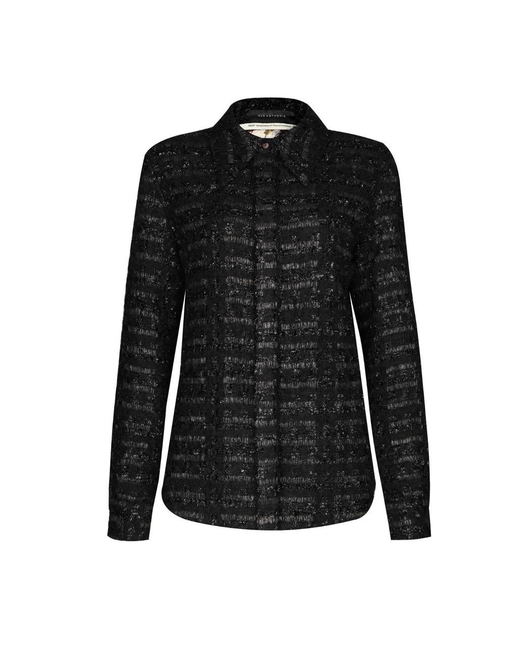 RUE AGTHONIS Black Lendemain Shirt