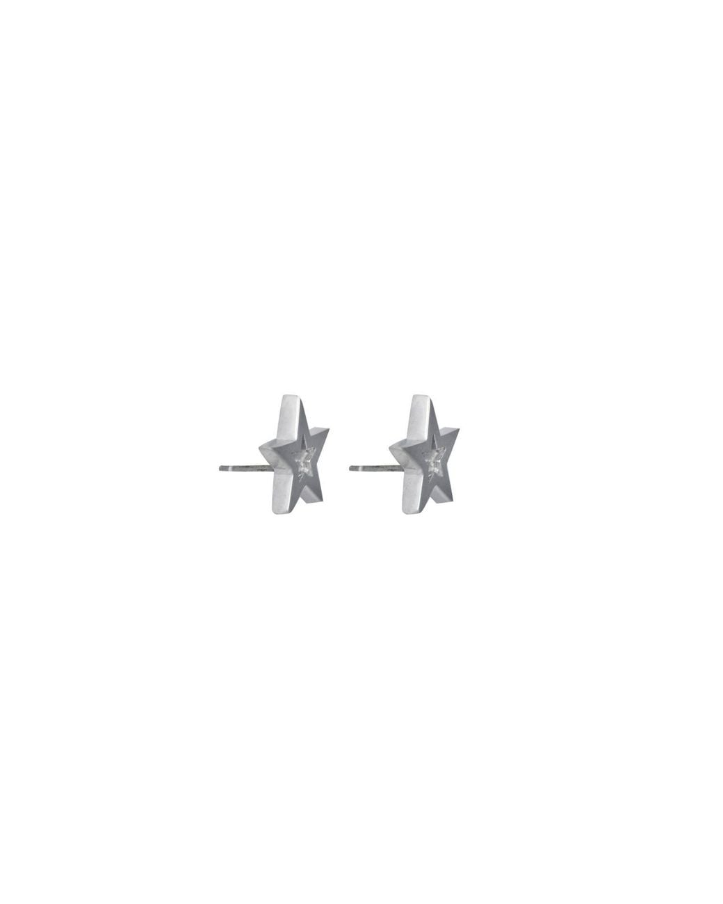Edge Only Metallic Megastar Stud Earrings Sterling