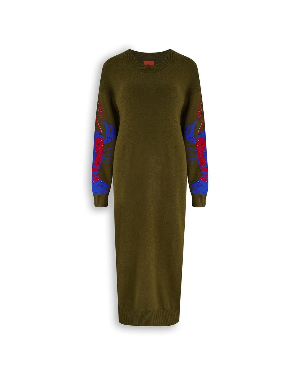 Maison Wanda Green Lobster Dress