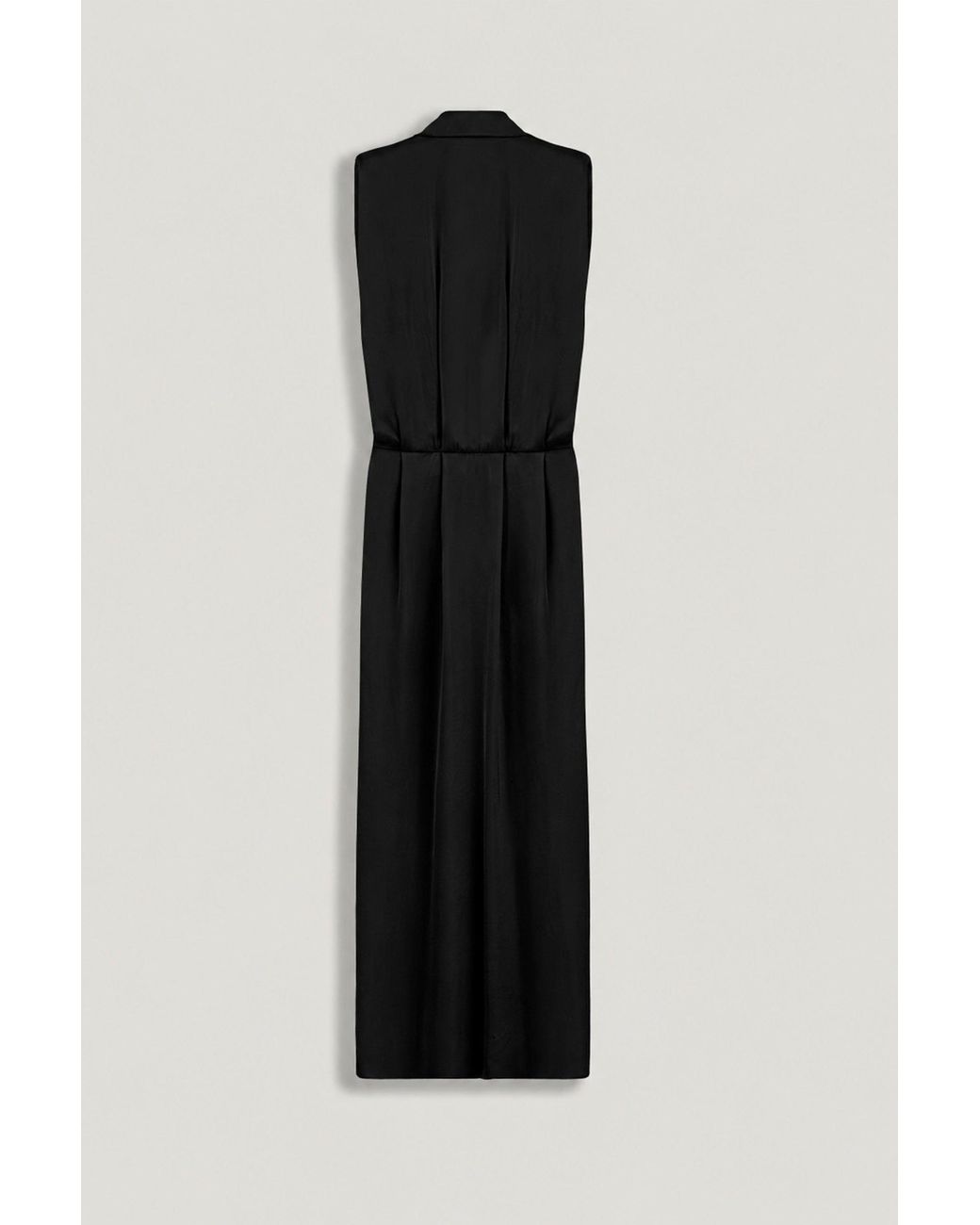 Nocturne Black Embellished Belt-Detail Maxi Dress