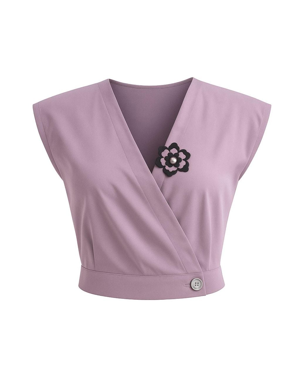 BEIRA Purple Mari Lilac Tailored Top & Waistcoat