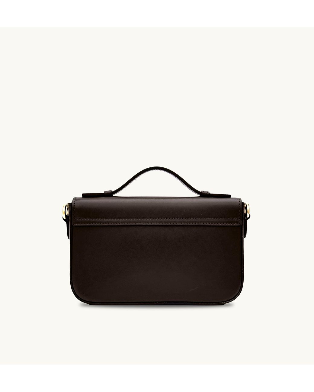 Apatchy London Black The Flora Chocolate Leather Bag