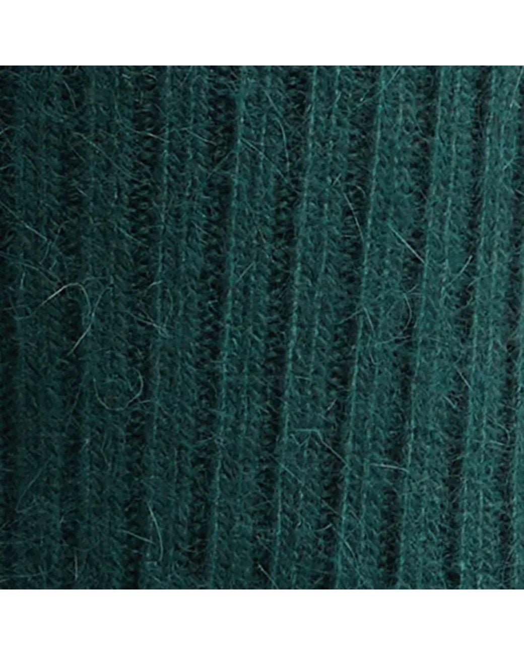 HIGH HEEL JUNGLE by KATHRYN EISMAN Green Cashmere Sock