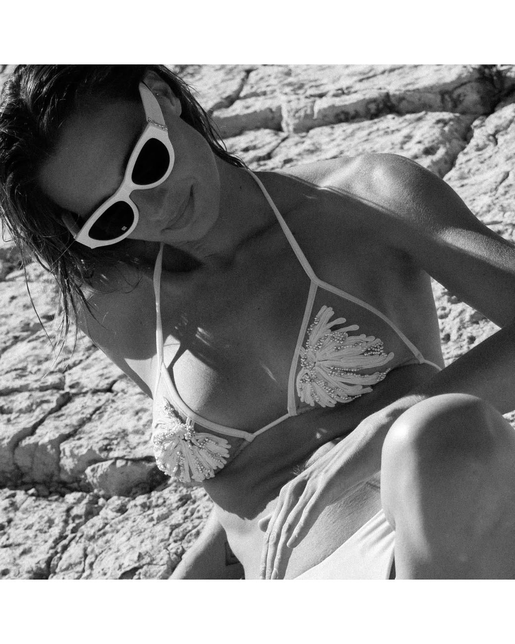 Moorea Swim White Nadia Triangle
