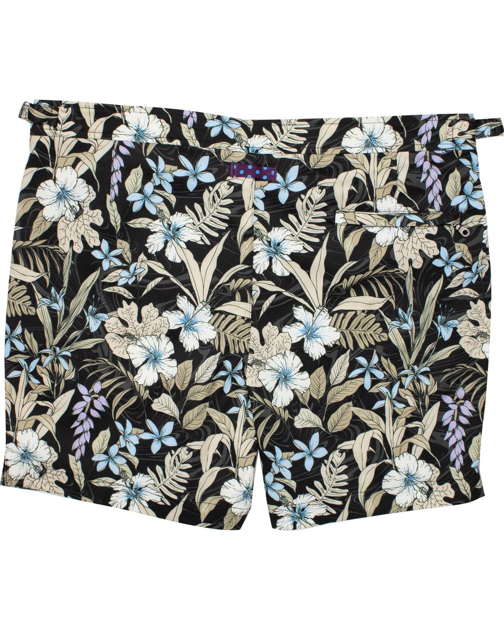 Lords of Harlech Pool Swirl Floral Black for men