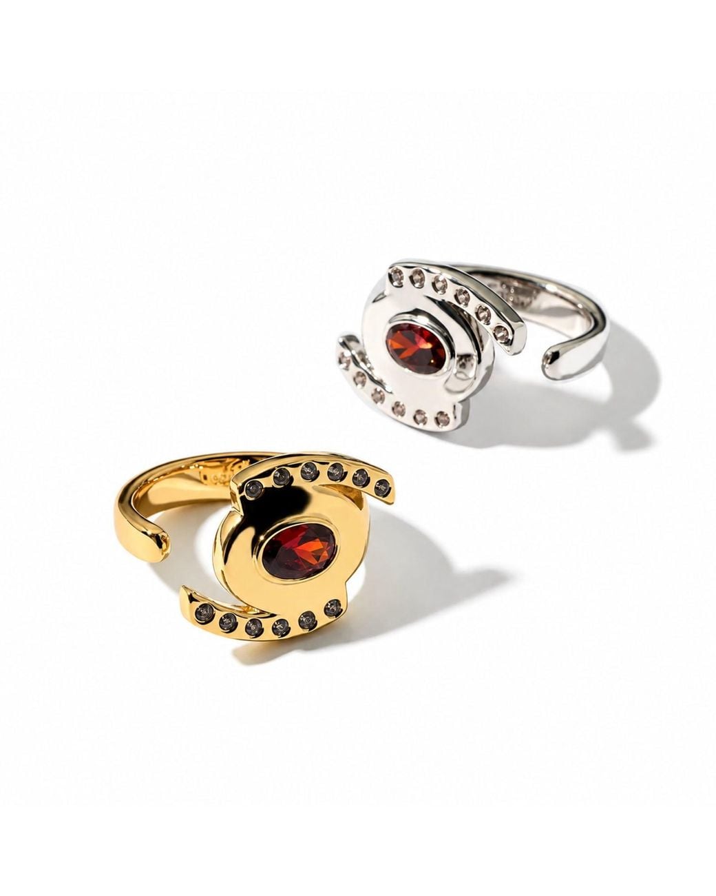 Qibai Metallic Cancer Zodiac Ring –