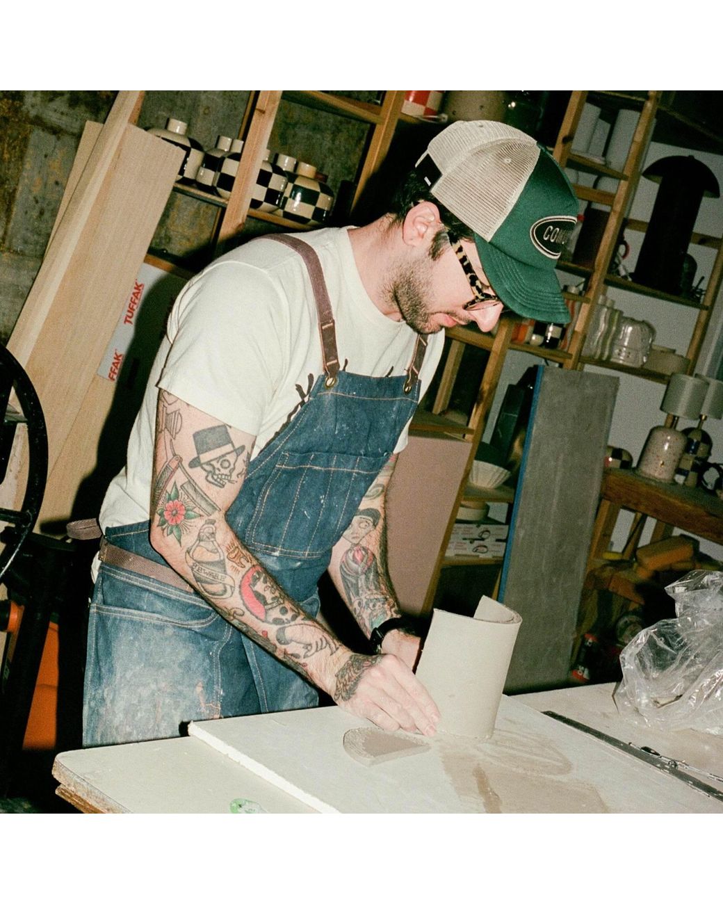 Comune Green Patch Active Trucker Hat for men