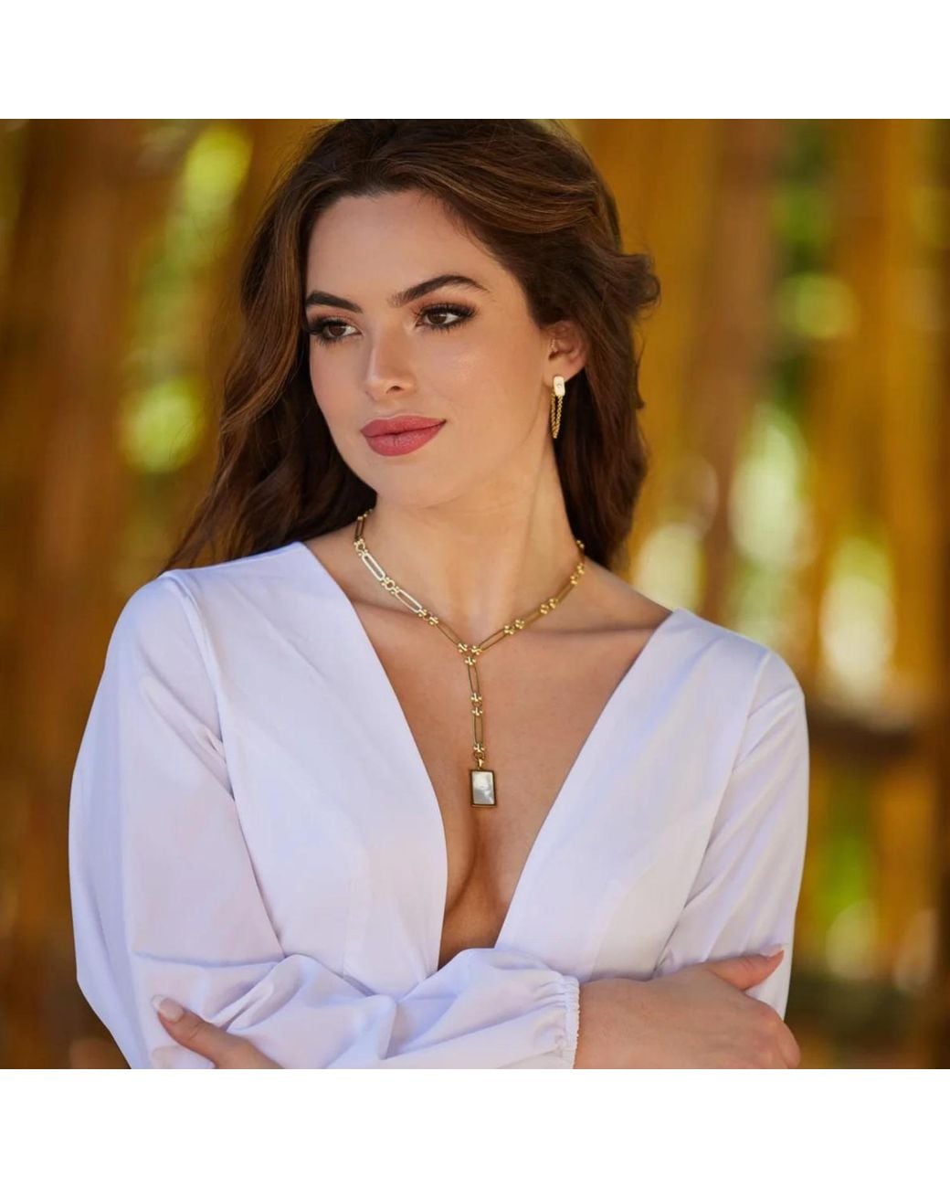 Adriana Pappas Designs Natural Luna Lariat