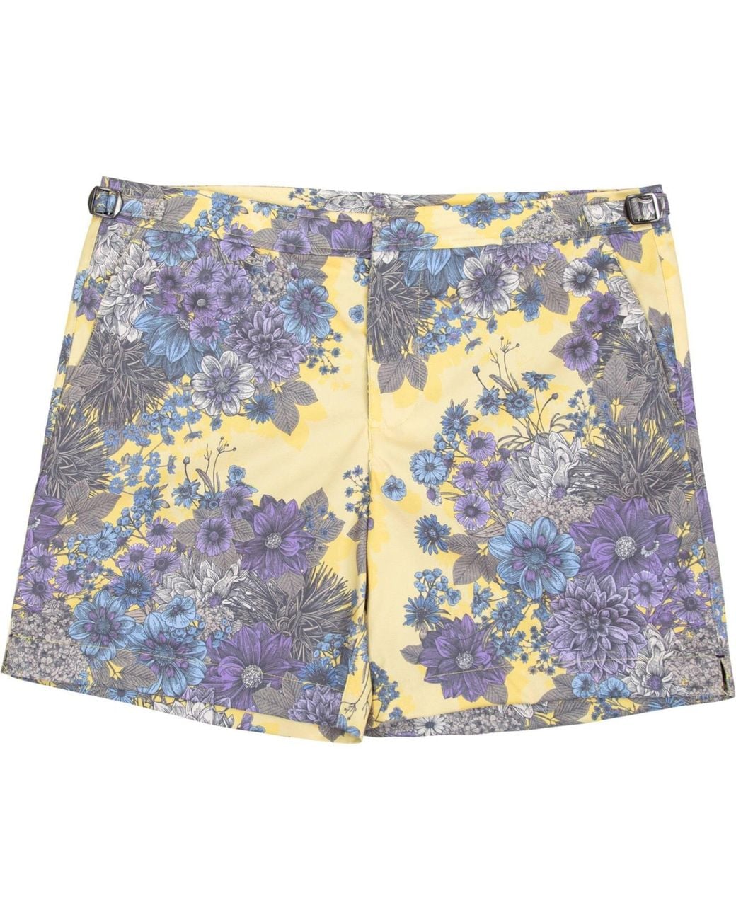 Lords of Harlech Blue Neptune Dream Meadow Tailored Swim Short for men
