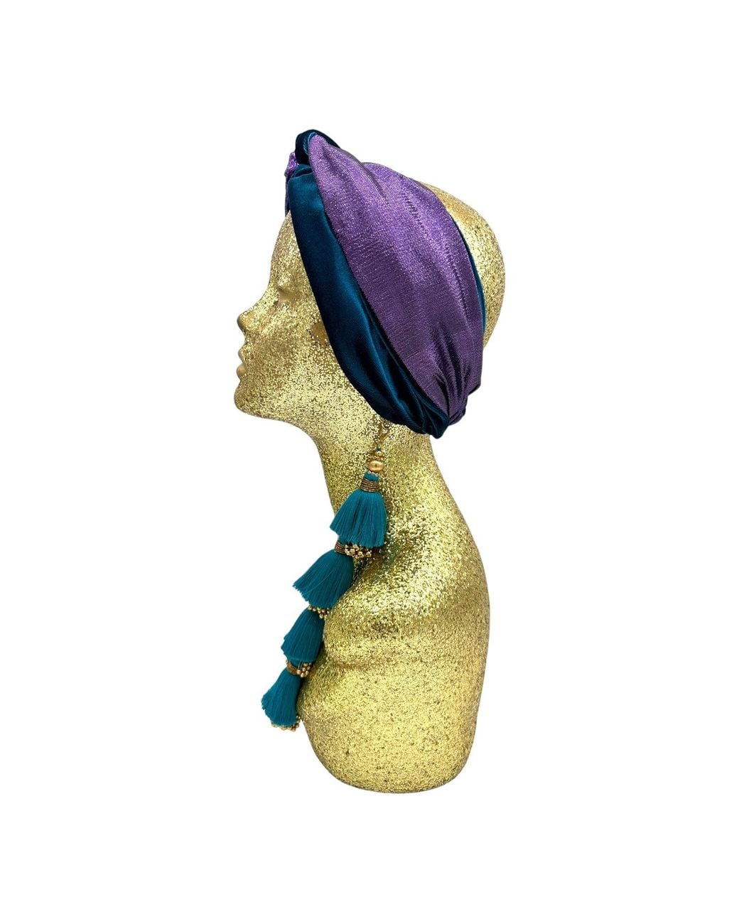Julia Clancey Blue Snazzy Dorado Turban Twist