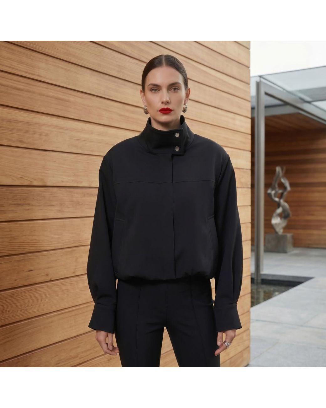 AGGI by HALEWSKI Black Bruna Jacket