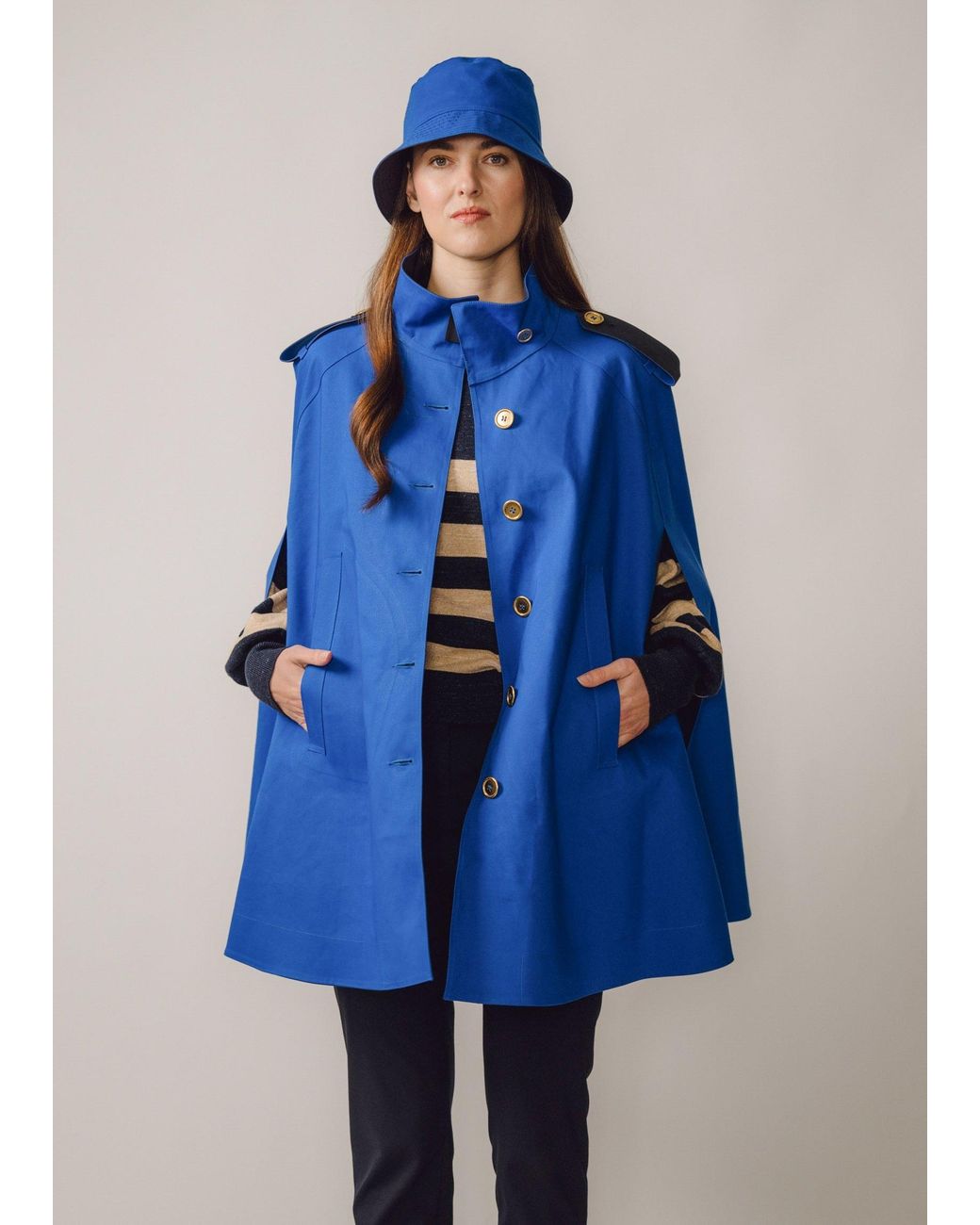BEIRA Blue Nadia Waterproof Cape Royal