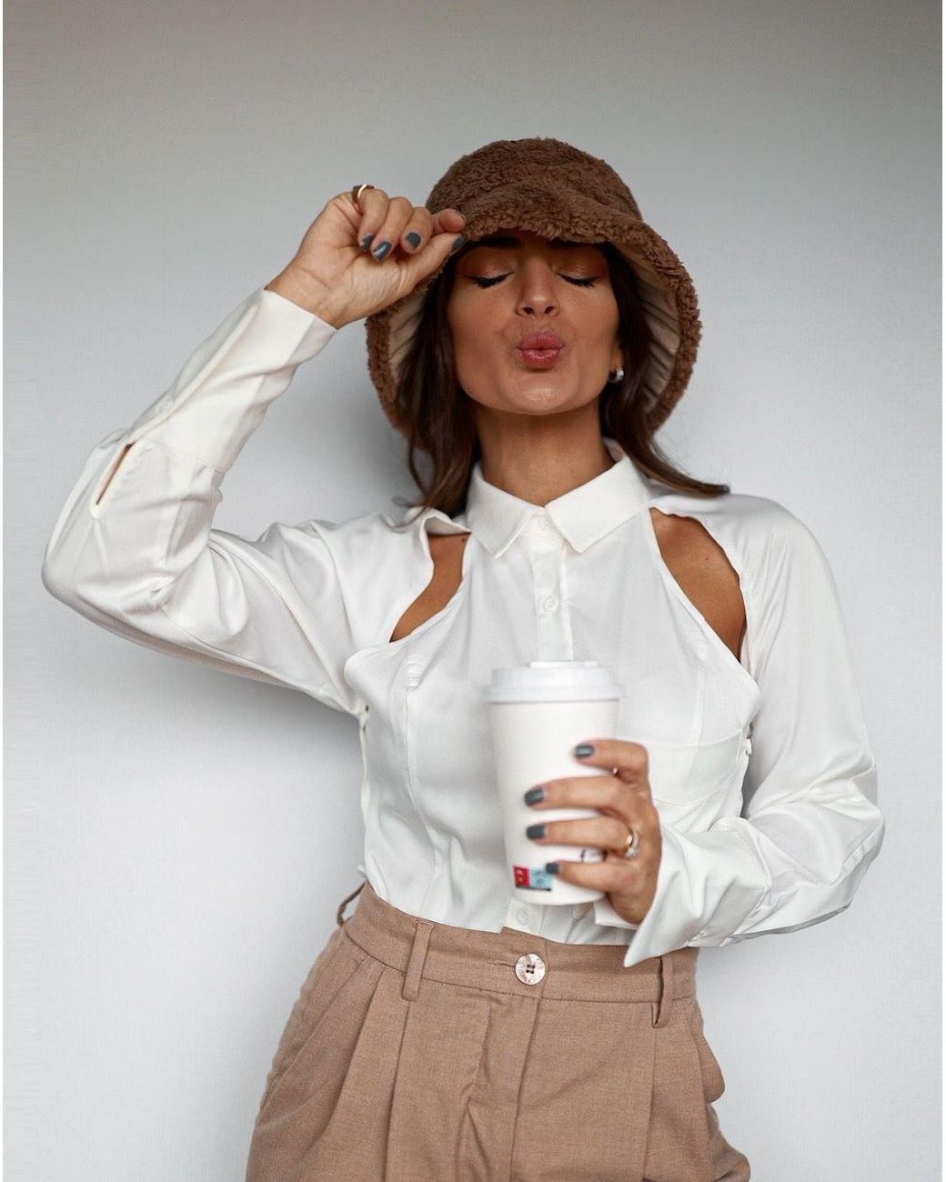 Le Trap Pink Neutrals Bilbao Bucket