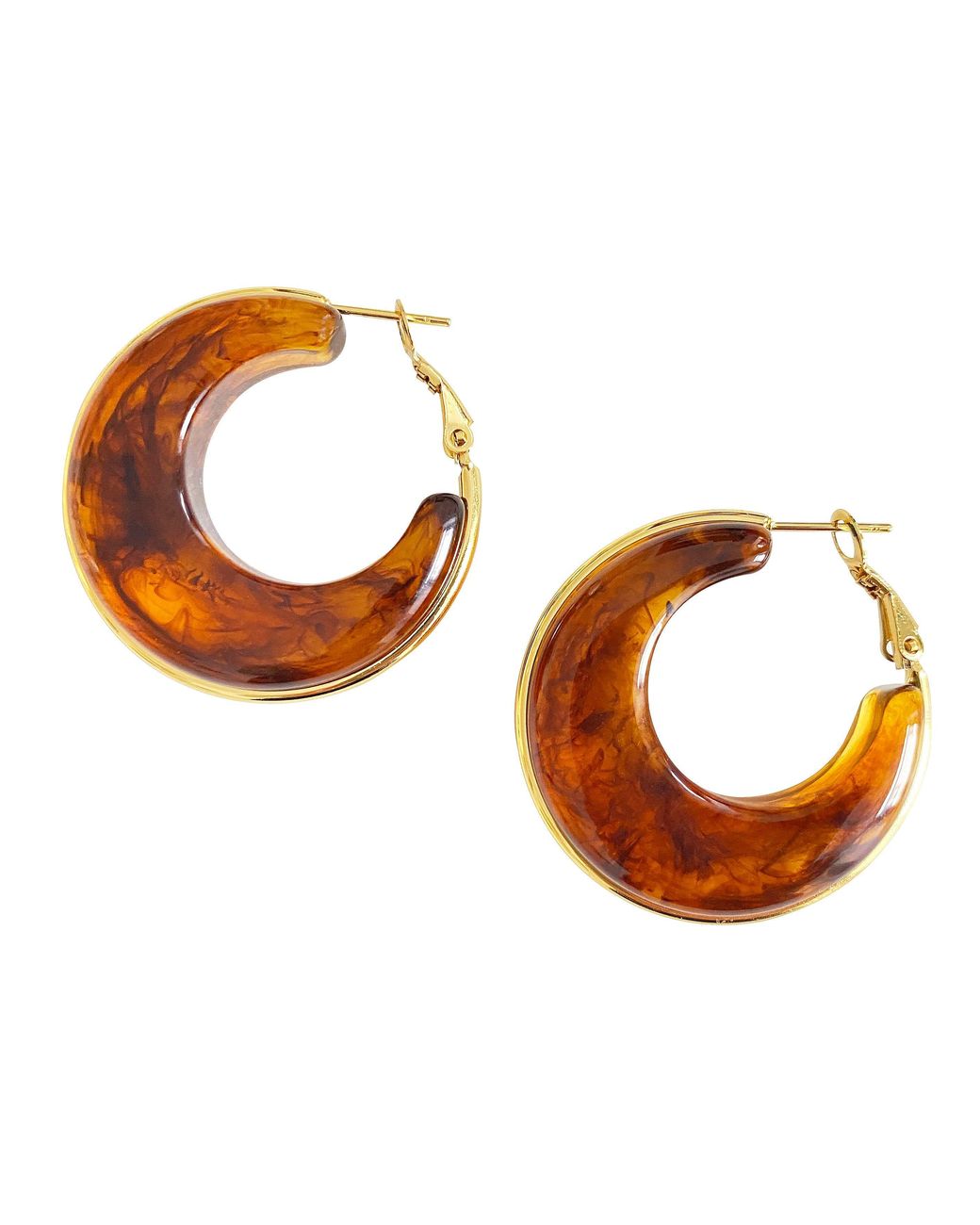 Smilla Brav Brown Earrings Gaia