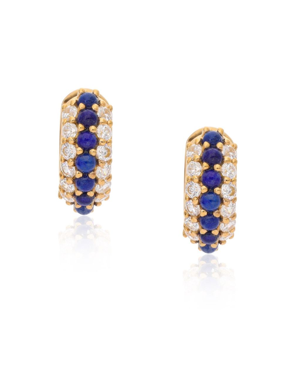 Preeti Sandhu Blue Summer Sparkle Huggies