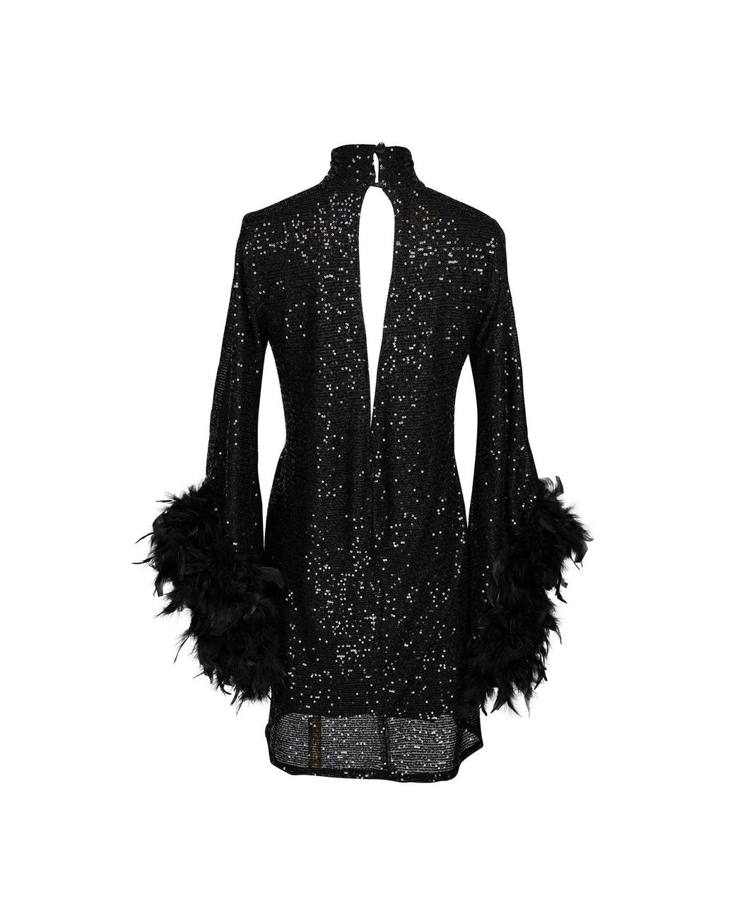 Jennafer Grace Black Time Warp Sequin Mod Mini