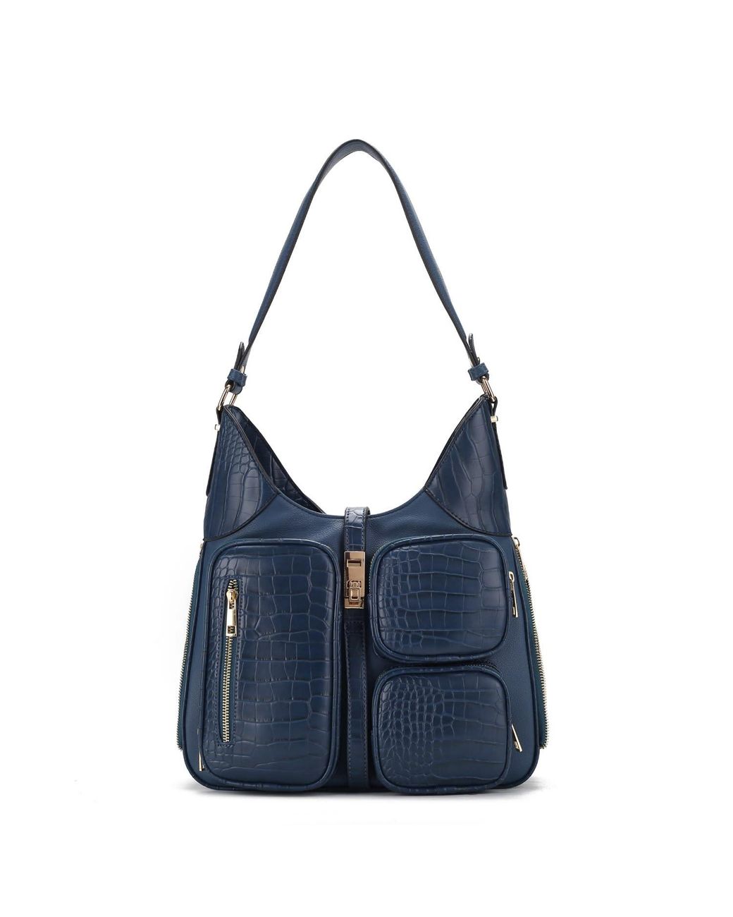 Mkf Collection - J'omor Blue Daphne Shoulder Bag