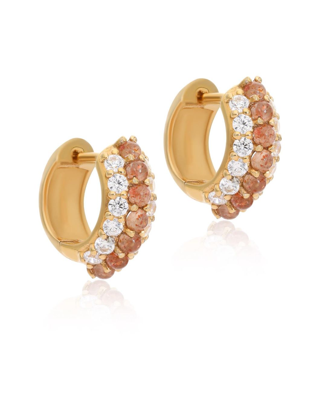 Preeti Sandhu Metallic Neutrals Summer Sparkle Huggies