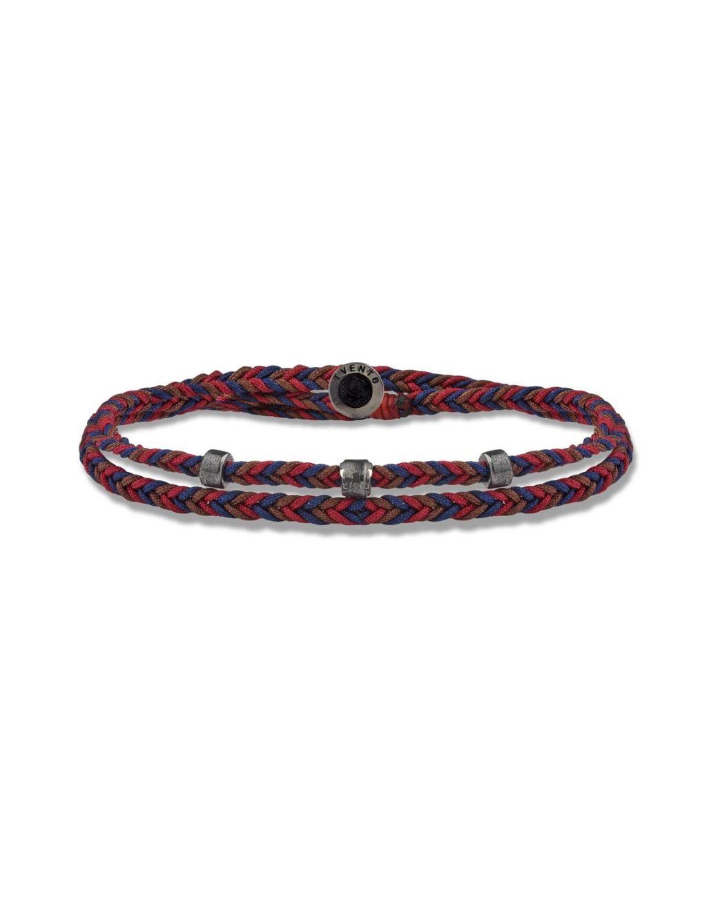 Tvento Purple The Nomad Braid Bracelet for men