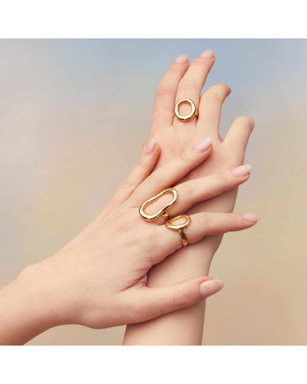 Biko Jewellery Metallic Cora Ring