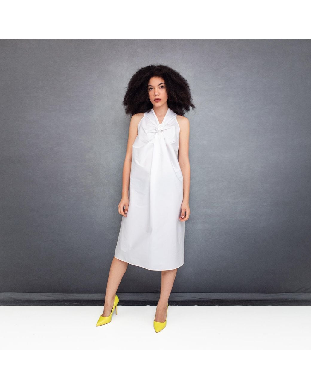Bianca Popp White Rosebud Dress