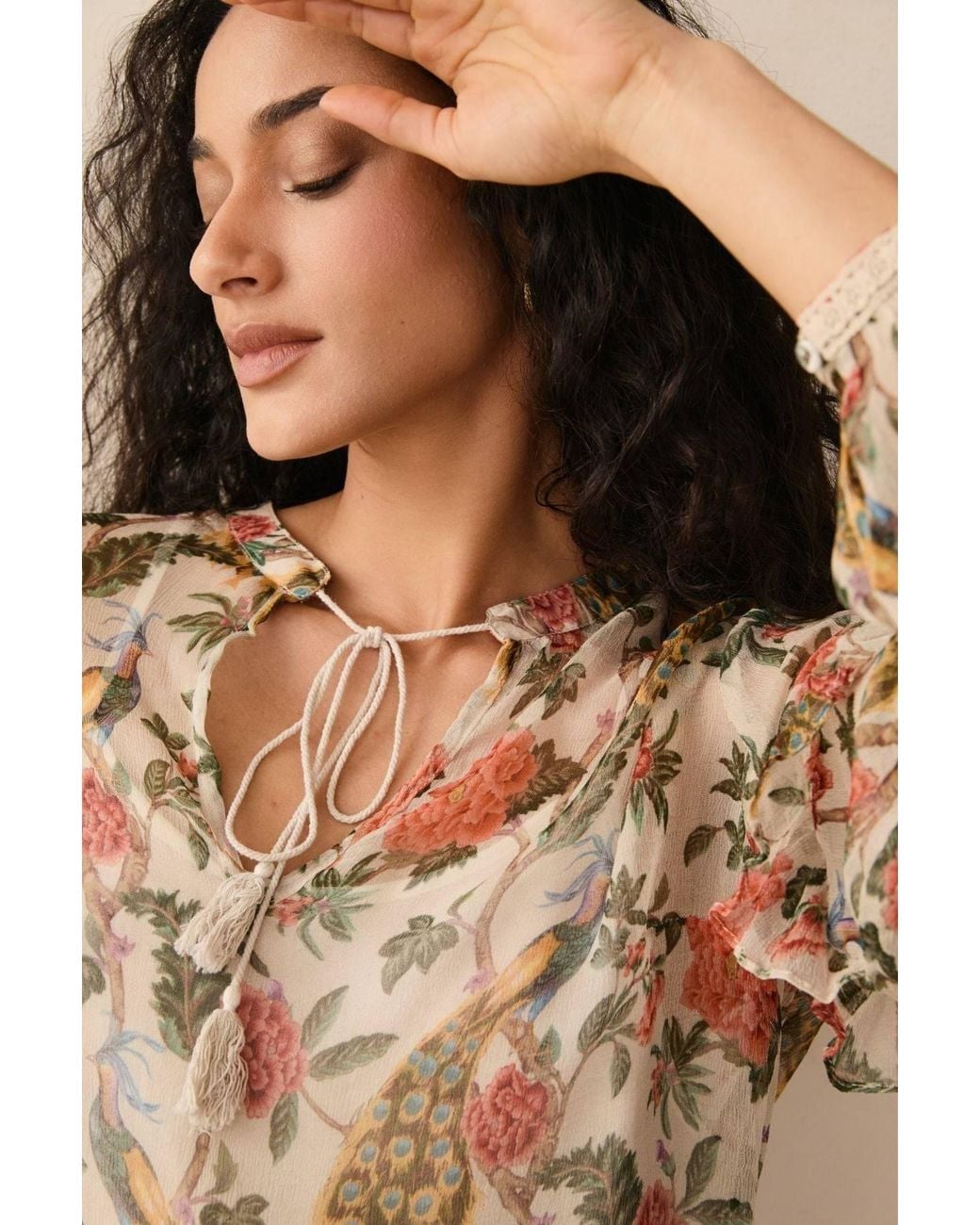 Raishma Natural Neutrals Renee Cream Shirt